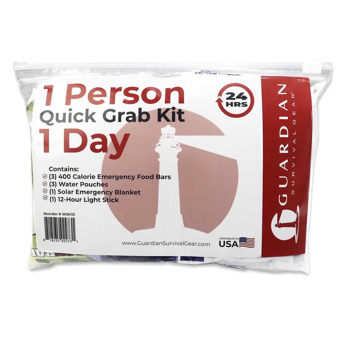 1 Day Quick Grab Kit in Resealable Bag - product image 4