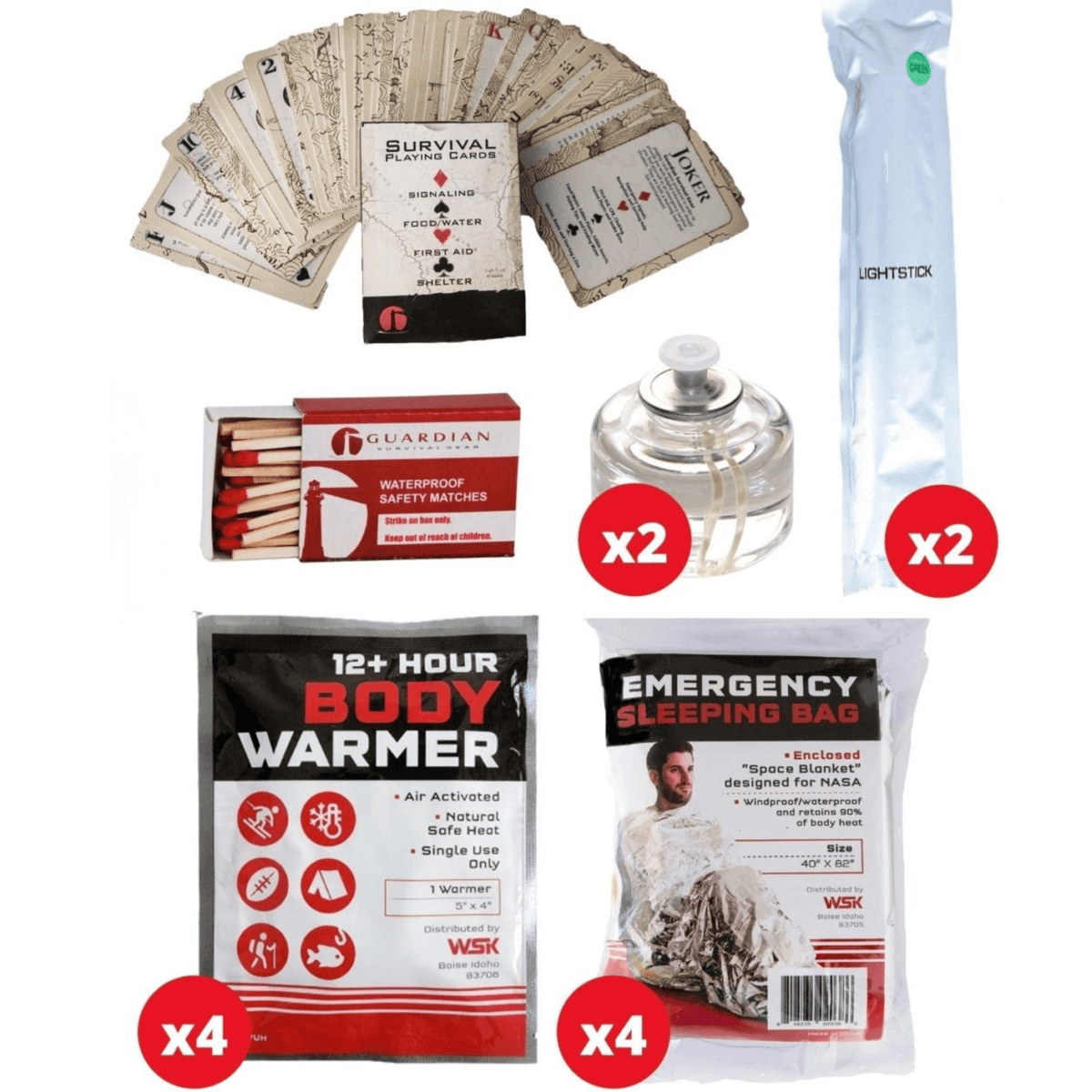WSK Family Power Outage Emergency Survival Kit