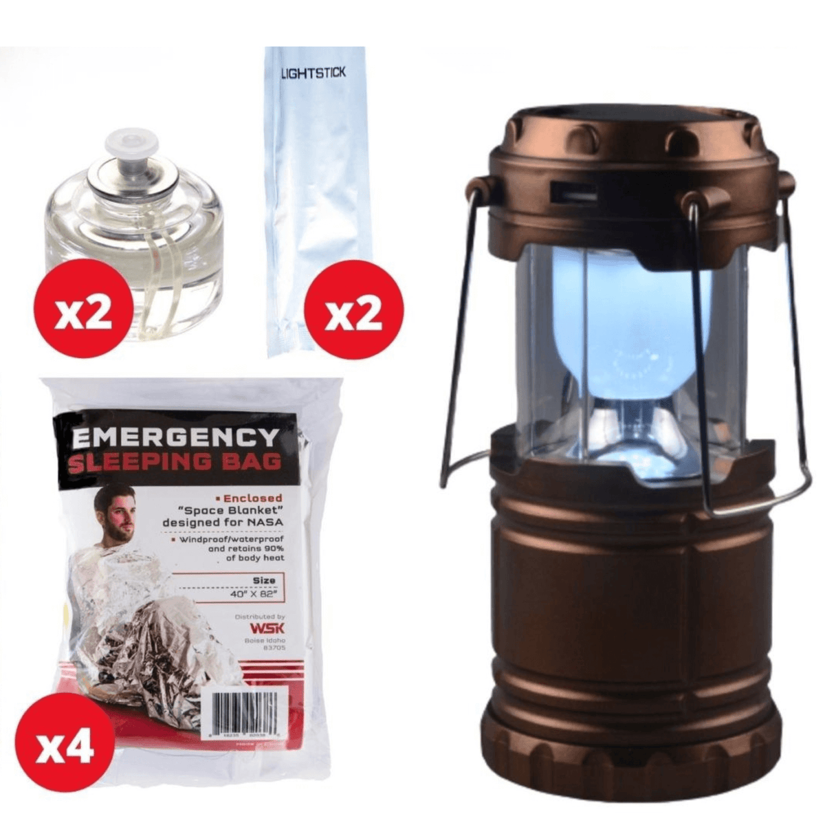 WSK Family Power Outage Emergency Survival Kit