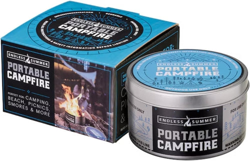 Endless Summer Portable Fire Pit - Compact Campfire with 3+ Hours Burn