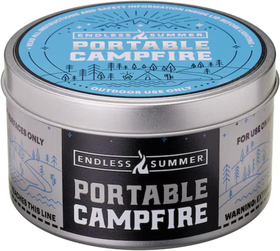 Endless Summer Portable Fire Pit - Compact Campfire with 3+ Hours Burn